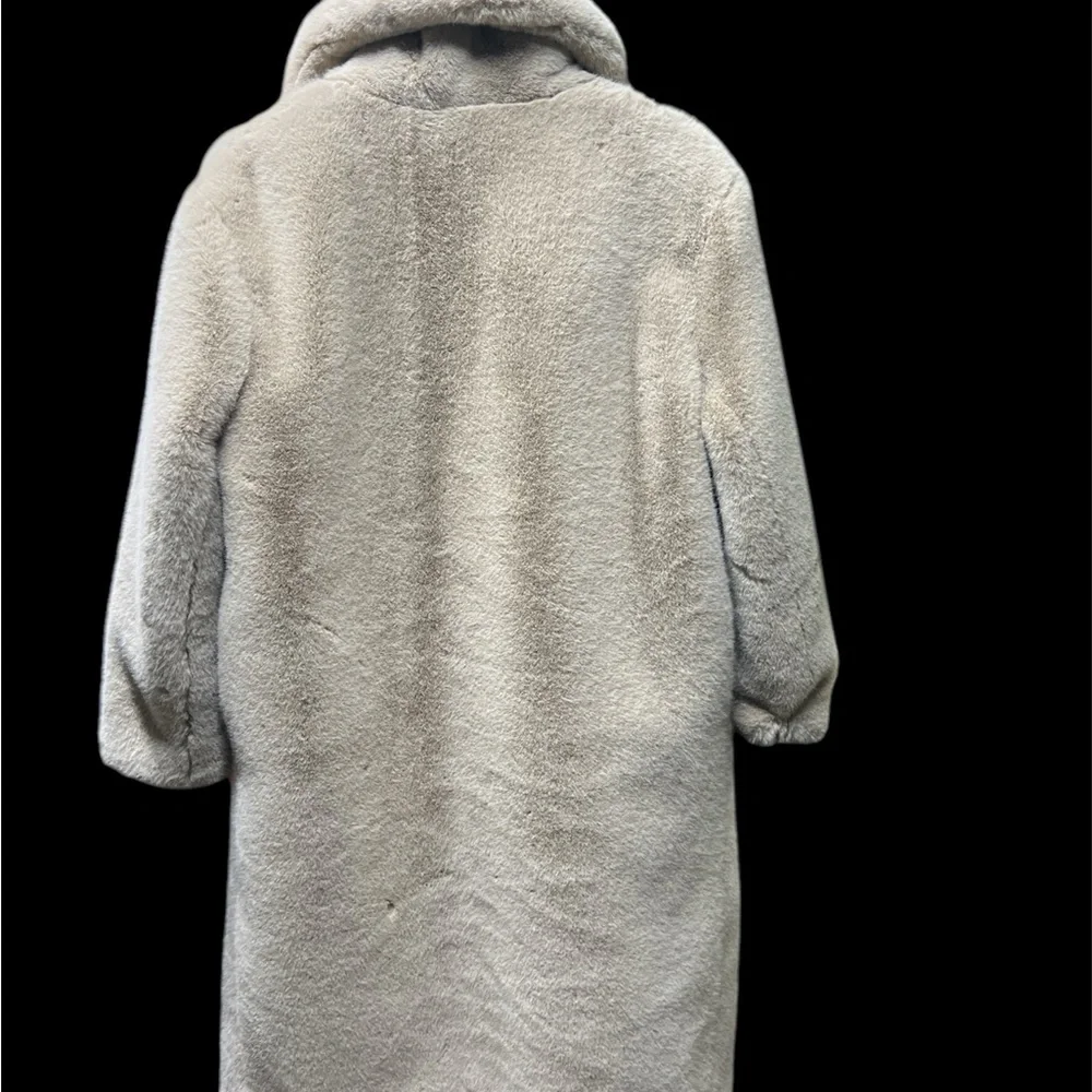 Mango Teddy Jacket in Tan Cozy and Stylish - Picture 2 of 3